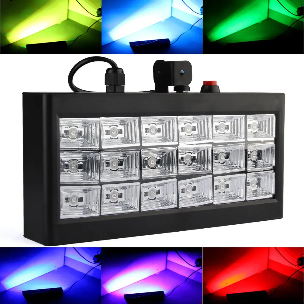 AOBO Lighting Sound Auto Speed adjustable Led Stage DJ Lights 18pcs RGB Strobe Ball Disco Flash Light Club Party Stage Effects
AOBO Lighting Sound Auto Speed adjustable Led Stage DJ Lights 18pcs RGB Strobe Ball Disco Flash Light Club Party Stage Effects