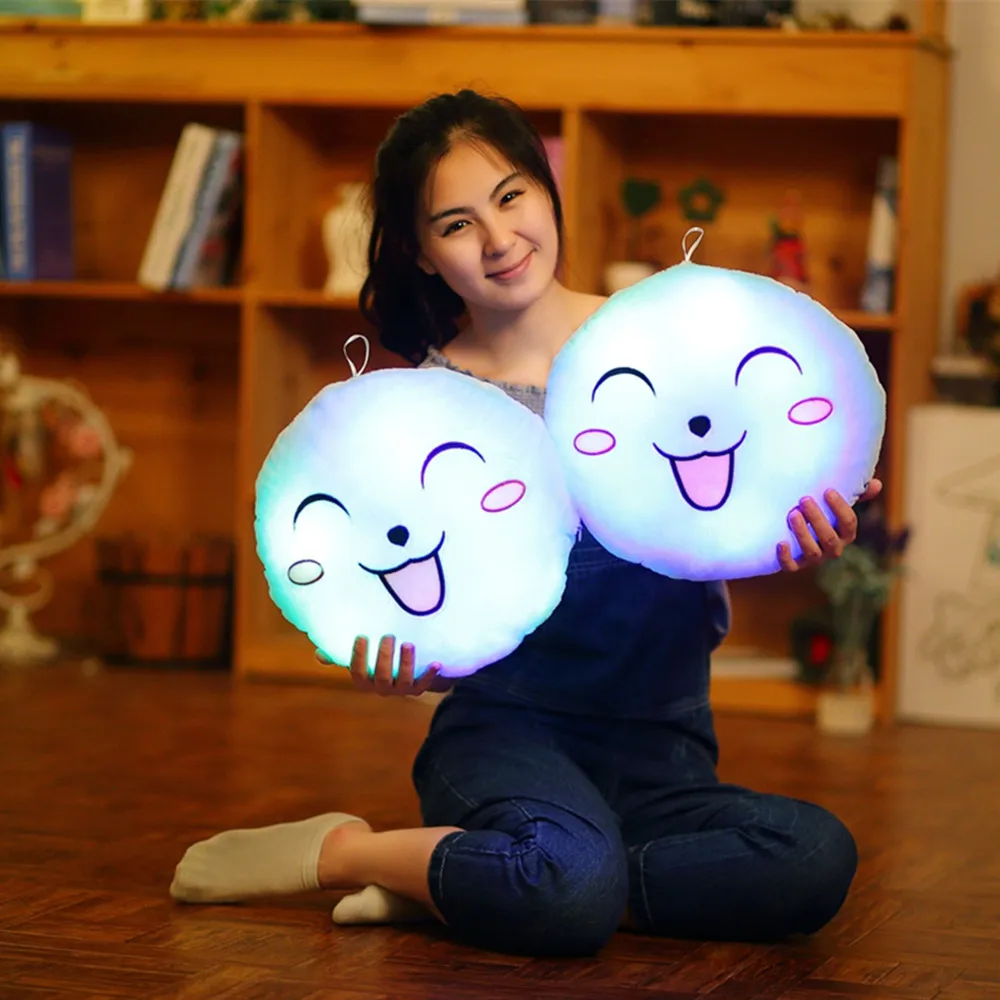 35cm Luminous Pillow Christmas Toys Led light Pillow Colorful Facial Emotion Christmas Birthday Gift for Kids
35cm Luminous Pillow Christmas Toys Led light Pillow Colorful Facial Emotion Christmas Birthday Gift for Kids