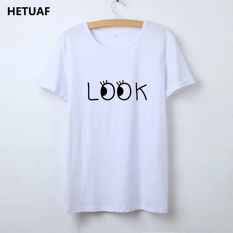HETUAF Look Kawaii Eyes T-shirt Women Graphic Summer Tops Harajuku Tee Shirt Femme Tumblr Casual Rock T Shirt Women Dropshipping
HETUAF Look Kawaii Eyes T-shirt Women Graphic Summer Tops Harajuku Tee Shirt Femme Tumblr Casual Rock T Shirt Women Dropshipping