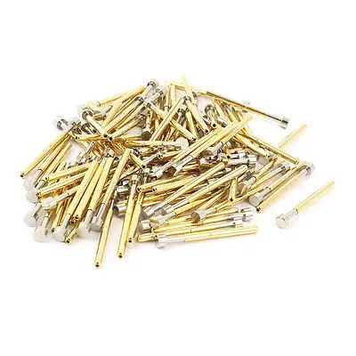 

100 Pieces P156-G 4.0mm Flat Tip Spring PCB Testing Contact Probes Pin Free shipping