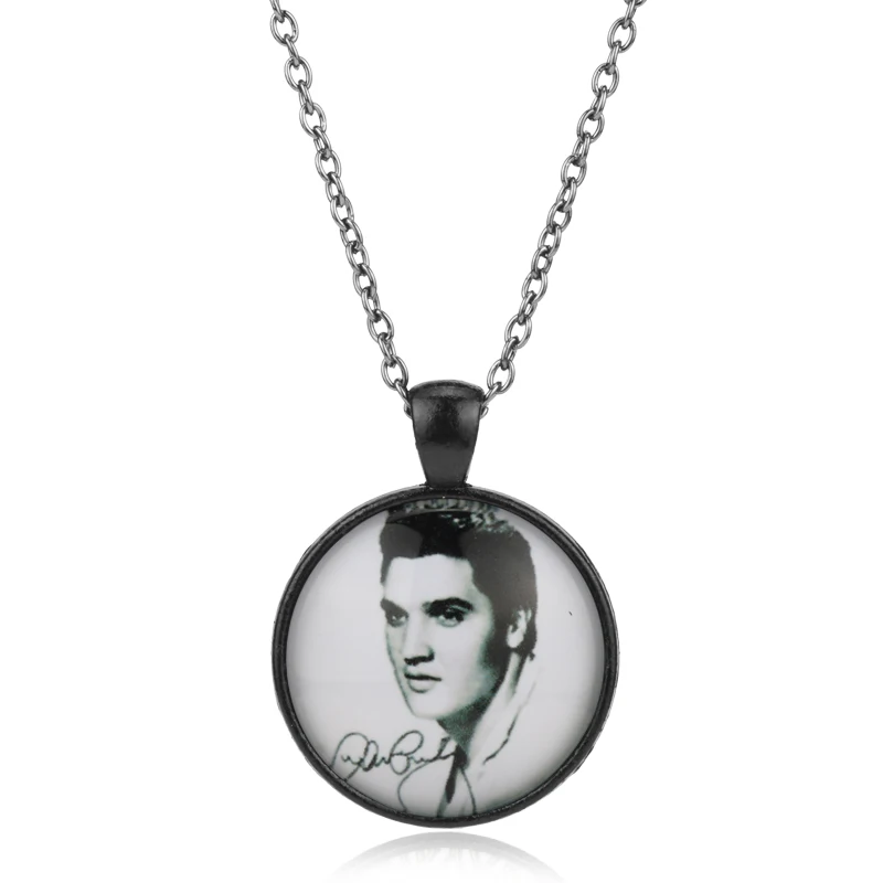MOCHUN Love Elvis Presley карманные часы ожерелье женские медальон для девушек леди