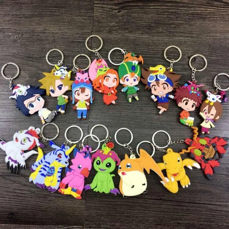 15pcs/Lot Digimon Figure Toys Gabumon Koromon Agumon Tanemon Gomamon Piyomon Patamon Pyocomon PVC Dolls Keychains Keyrings
15pcs/Lot Digimon Figure Toys Gabumon Koromon Agumon Tanemon Gomamon Piyomon Patamon Pyocomon PVC Dolls Keychains Keyrings