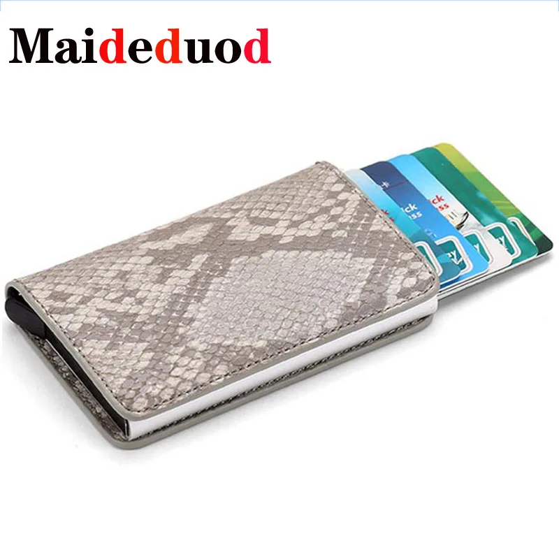 2020 Best seller Men Credit Card Holders Business ID Case Fashion Automatic RFID Holder Aluminium Bank Wallets | Багаж и сумки