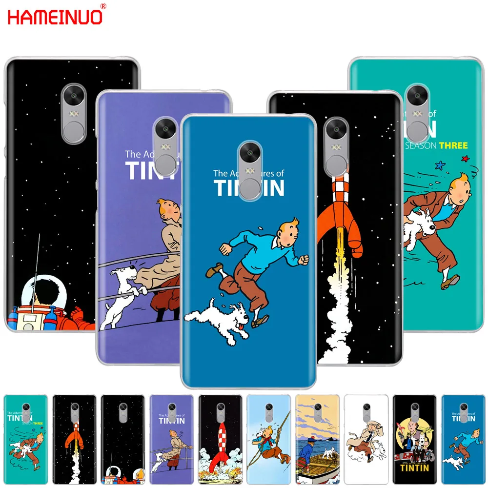 HAMEINUO Приключения Тинтин чехол для телефона Xiaomi redmi 5 4 1 1s 2 3 3s pro PLUS note 4X 4A 5A |