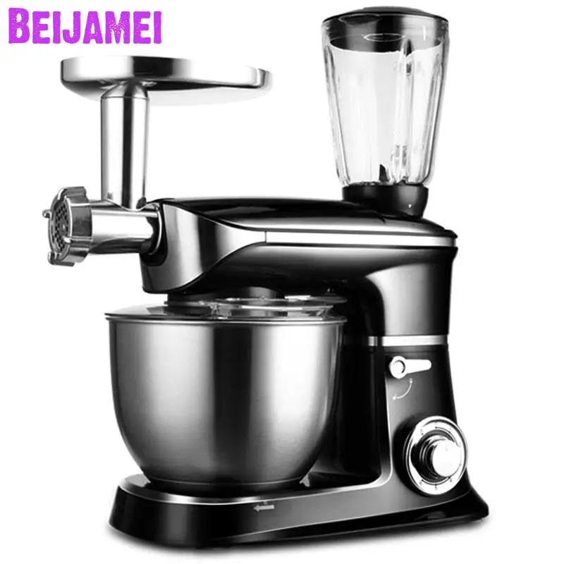 Beijamei 1300W stand food mixer household multifunctional meat grinder fruit juicer electric dough kneading egg beating machine
Beijamei 1300W stand food mixer household multifunctional meat grinder fruit juicer electric dough kneading egg beating machine