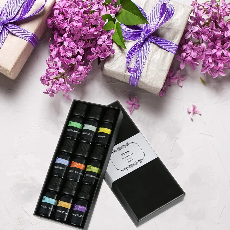 Essential Oils for Diffuser Aromatherapy Oil Humidifier 9 Kinds Set 9 bottles sweet orange mint lemon lavender eucalyptus
Essential Oils for Diffuser Aromatherapy Oil Humidifier 9 Kinds Set 9 bottles sweet orange mint lemon lavender eucalyptus