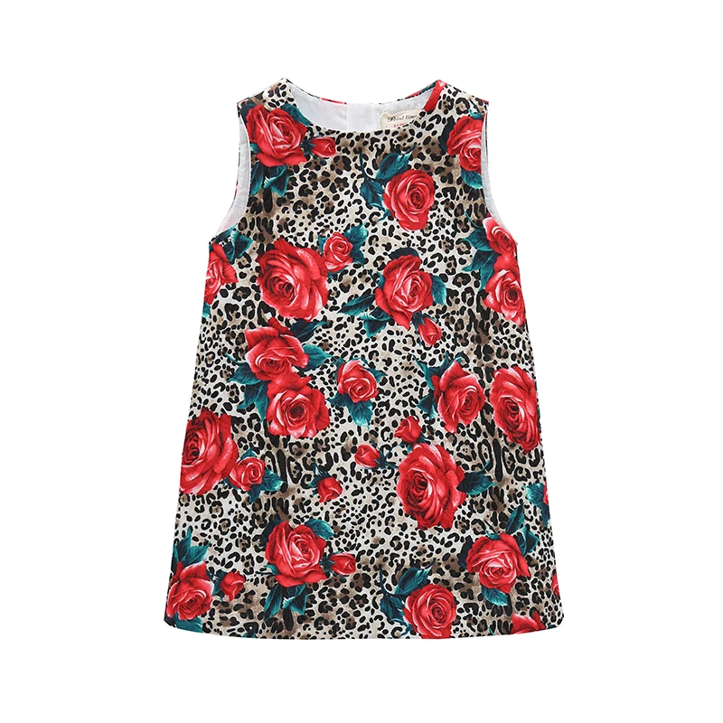 Girls Dress Children Kids Dresses For Girls Sleeveless O-Neck A-Line Dresses Flowers Print Above Knee Mini Dress Girl
Girls Dress Children Kids Dresses For Girls Sleeveless O-Neck A-Line Dresses Flowers Print Above Knee Mini Dress Girl