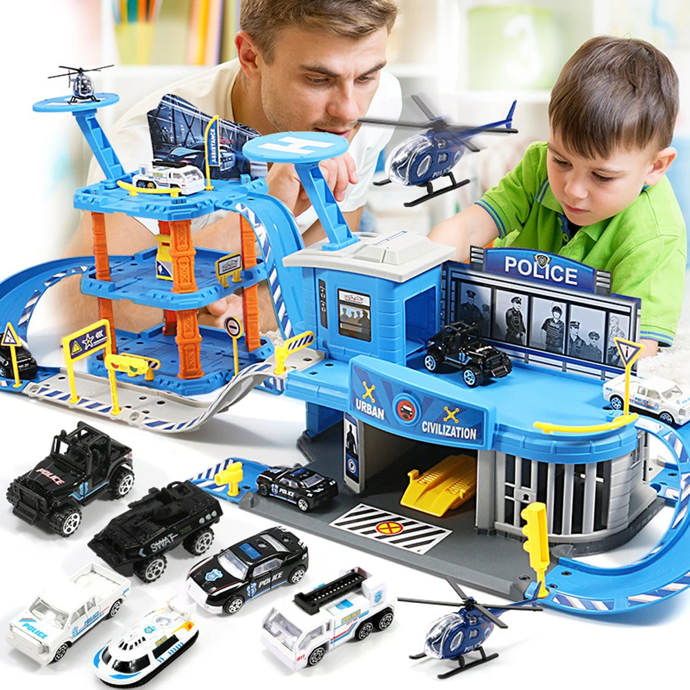 3D Racing Track Parking Lot Assemble Railway Rail Car Educational Toys Car Parking/Fire Adiministration/Police Station
3D Racing Track Parking Lot Assemble Railway Rail Car Educational Toys Car Parking/Fire Adiministration/Police Station