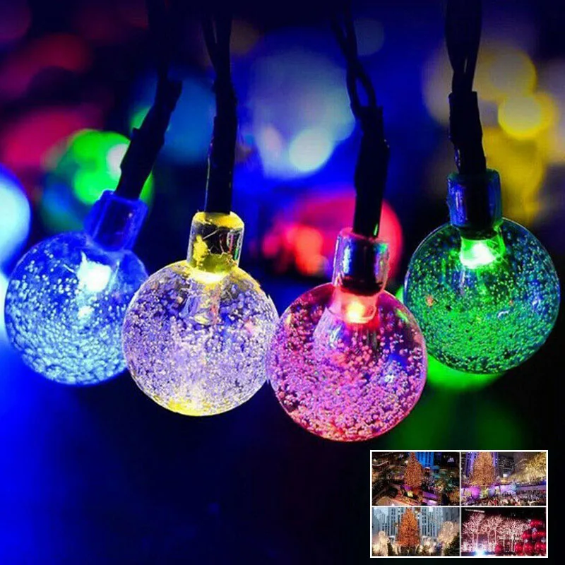 30 LED Globe Light String Solar Powered 8 Modes Outdoor Lamp for Christmas Party SDF-SHIP
30 LED Globe Light String Solar Powered 8 Modes Outdoor Lamp for Christmas Party SDF-SHIP