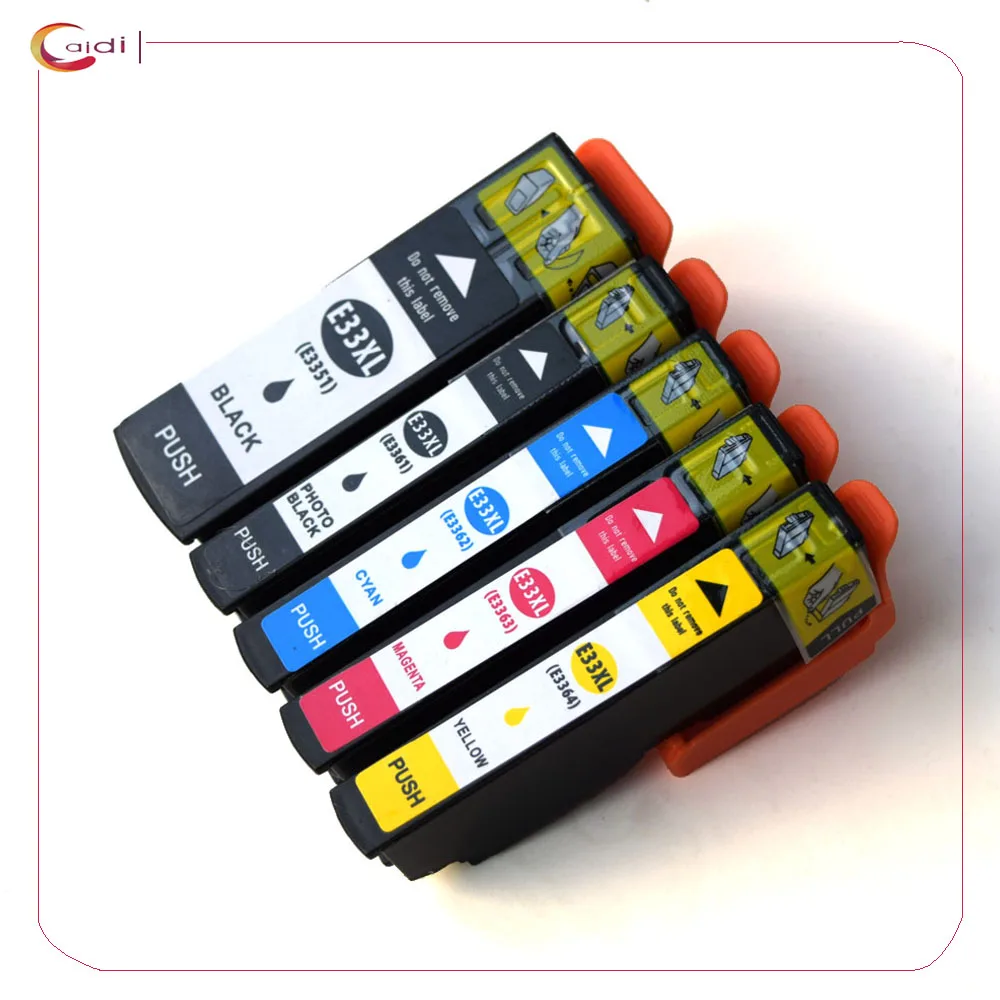 T33 33XL T3351-T3354 Ink Cartridge Compatible For Epson Expression Premium XP-530 XP-630 XP-635 XP-640 XP-830 XP-900
T33 33XL T3351-T3354 Ink Cartridge Compatible For Epson Expression Premium XP-530 XP-630 XP-635 XP-640 XP-830 XP-900