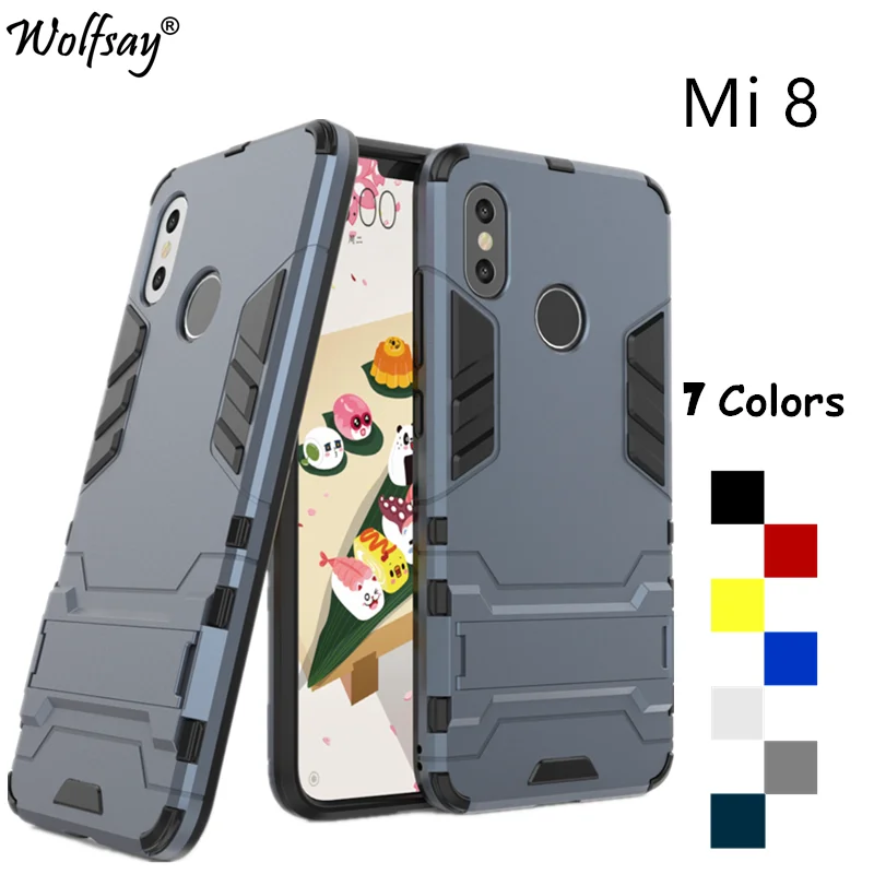Чехол Wolfsay для мобильного телефона с роботом для Xiaomi Mi 8, чехол для Xiaomi Mi 8, противоударный армированный силиконовый чехол из поликарбоната дл...
Чехол Wolfsay для мобильного телефона с роботом для Xiaomi Mi 8, чехол для Xiaomi Mi 8, противоударный армированный силиконовый чехол из поликарбоната дл...