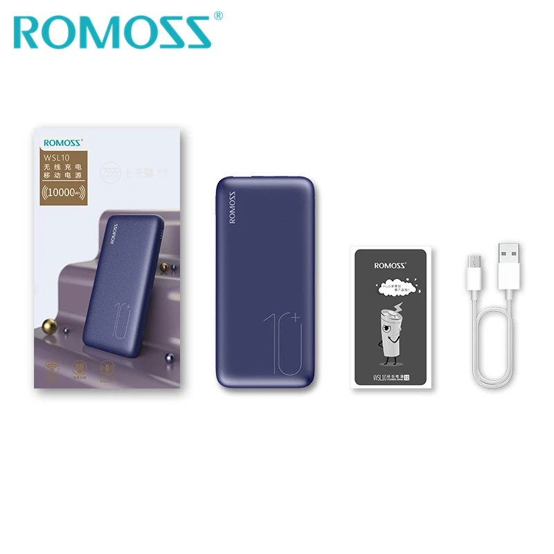 ROMOSS 10W Fast Wireless Charger Power Bank 10000mAh & 18W QC 3.0 Supports Type-C Two-way Quick Charger
ROMOSS 10W Fast Wireless Charger Power Bank 10000mAh & 18W QC 3.0 Supports Type-C Two-way Quick Charger