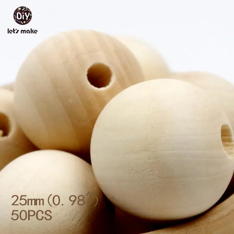 Let's Make 25mm Round Natural Wooden Beads Unfinished 50 Pieces Handmake Wood Beads Free Shipping
Let's Make 25mm Round Natural Wooden Beads Unfinished 50 Pieces Handmake Wood Beads Free Shipping