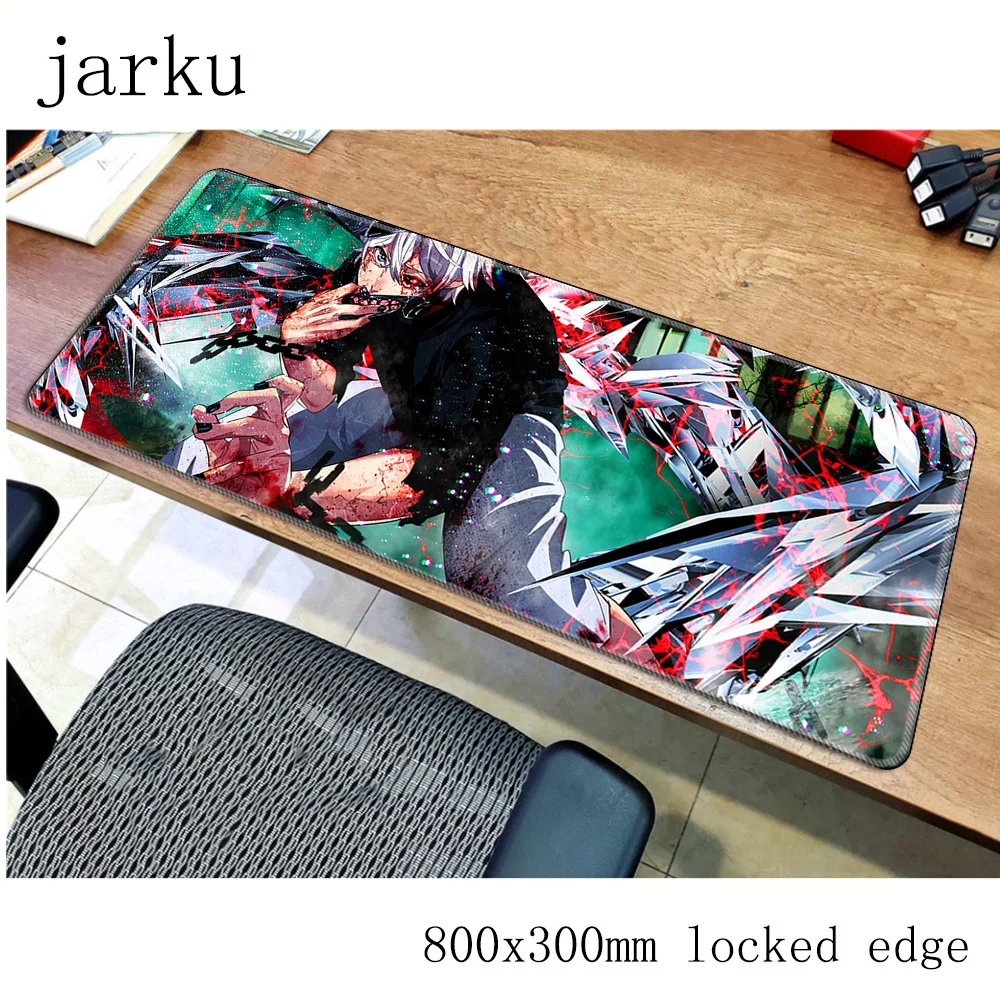 Tokyo Ghoul pad mouse computador gamer mause pad 800x300X2MM padmouse big Domineering mousepad ergonomic gadget office desk mats
Tokyo Ghoul pad mouse computador gamer mause pad 800x300X2MM padmouse big Domineering mousepad ergonomic gadget office desk mats