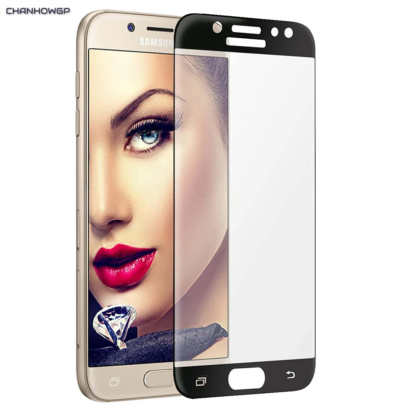 Закаленное стекло с полным покрытием для Samsung Galaxy J5 2017 J530 J530F/DS Sklo 2016 J510 Prime G570