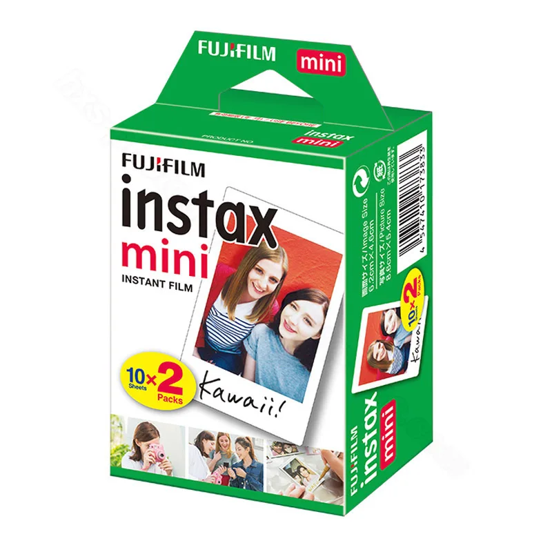Белая пленка Fujifilm Instax Mini 9 100 листов для мгновенной фотокамеры FUJI 8 + 7s 25 70 90