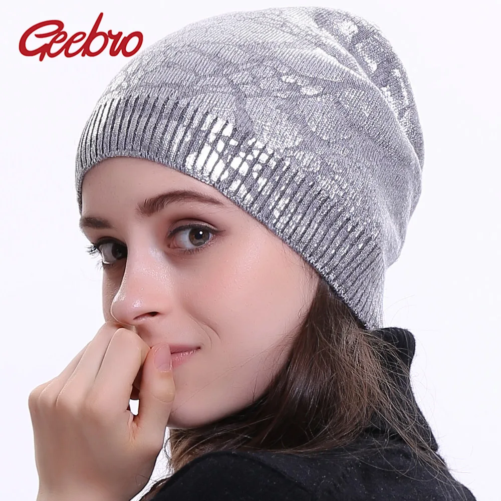 Шапка-бини Geebro, вязаная Однослойная, кашемировая, с металлическими вставками, для зимы
Шапка-бини Geebro, вязаная Однослойная, кашемировая, с металлическими вставками, для зимы