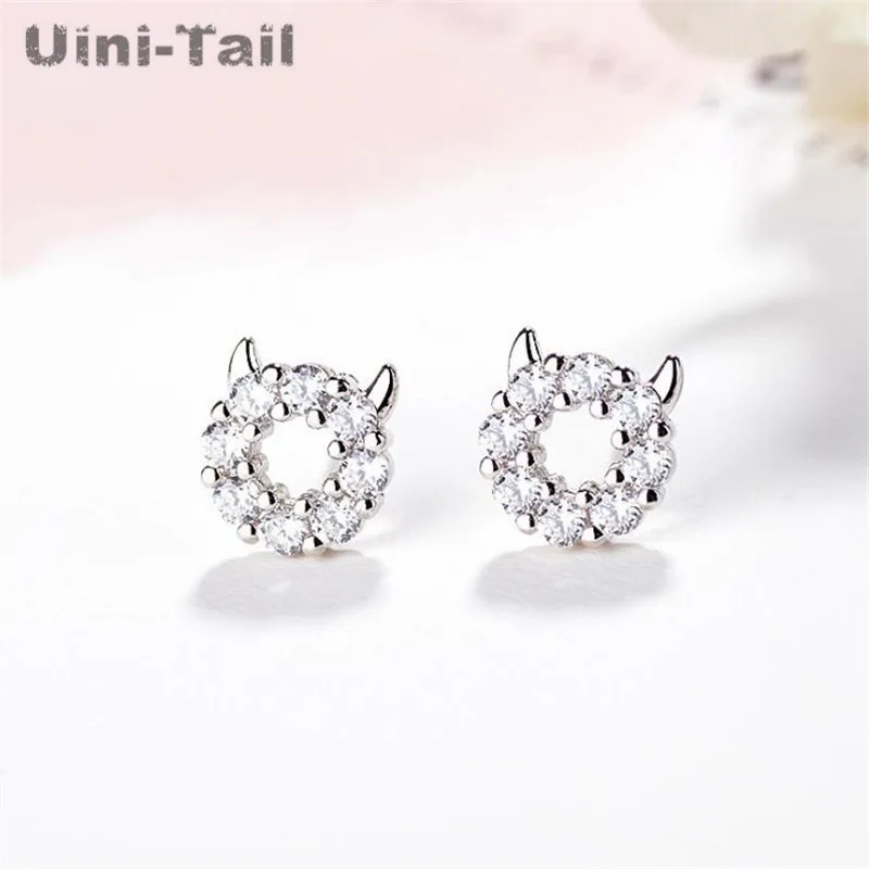 Серьги Uini-Tail в Корейском стиле, лидер продаж, маленькие серебряные серьги-микро дьявола, простой подарок для подружек, маленькие серьги
Серьги Uini-Tail в Корейском стиле, лидер продаж, маленькие серебряные серьги-микро дьявола, простой подарок для подружек, маленькие серьги