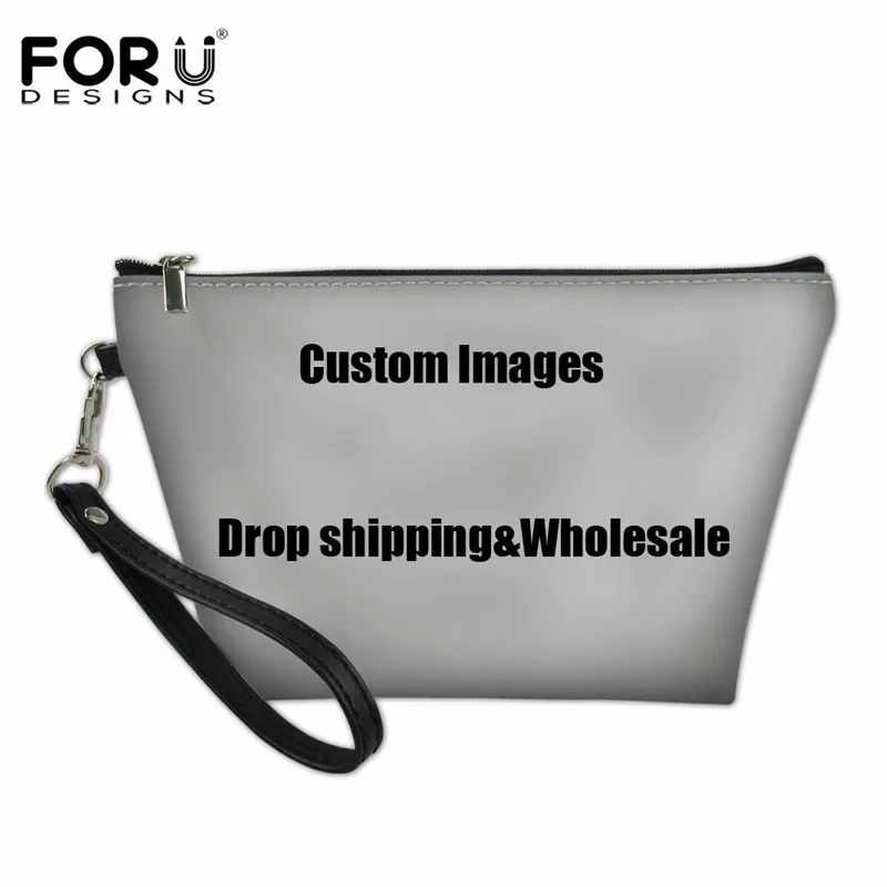 FORUDESIGNS Customized Images or Logo Cosmetic Bag PU Leather Female Travel Makeup Bag Women Cosmetic Cases Pouch Drop Shipping
FORUDESIGNS Customized Images or Logo Cosmetic Bag PU Leather Female Travel Makeup Bag Women Cosmetic Cases Pouch Drop Shipping