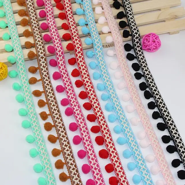 Pom Pom Trim Ball 20 Yards/lot 12 mm MINI Pearl Pompom Fringe Ribbon Sewing Lace Knitted Fabric Handmade Craft Accessories
Pom Pom Trim Ball 20 Yards/lot 12 mm MINI Pearl Pompom Fringe Ribbon Sewing Lace Knitted Fabric Handmade Craft Accessories