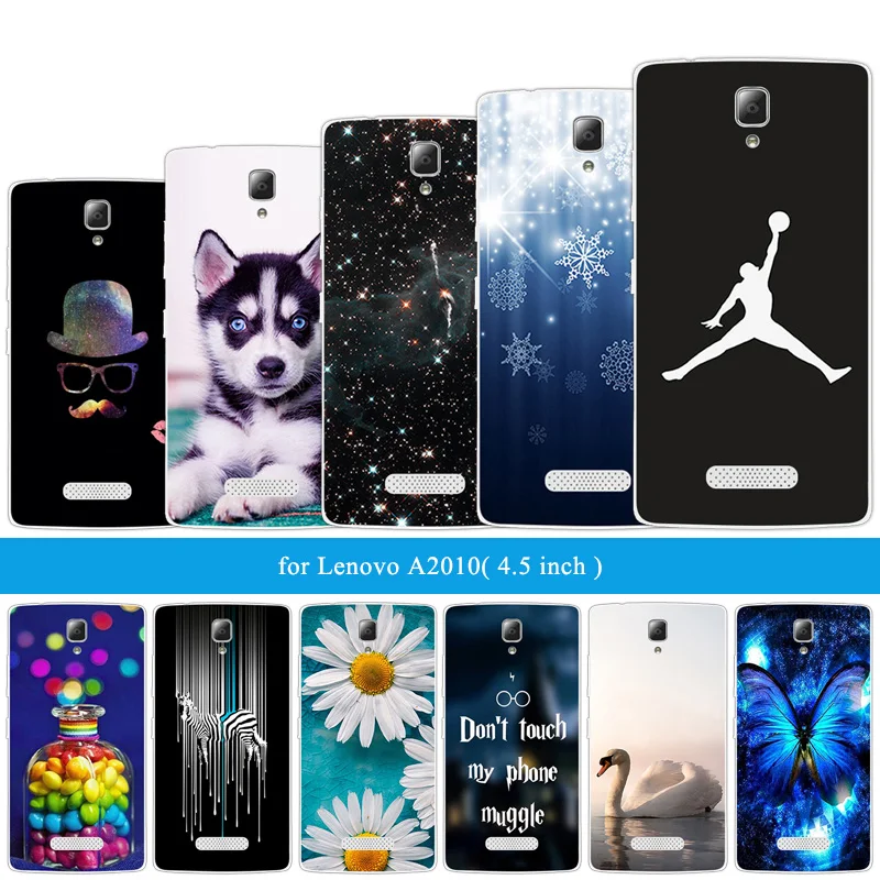 Мягкий силикон для Lenovo A2010 A 2010 чехол телефона 4 5 дюйма задняя крышка сумки