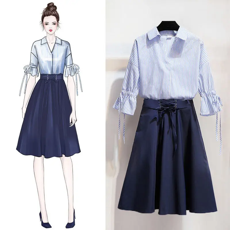 Two pieces women clothing women sets women shirts and skirts women fashion clothing TOPs and skirts korean style students sets
Two pieces women clothing women sets women shirts and skirts women fashion clothing TOPs and skirts korean style students sets