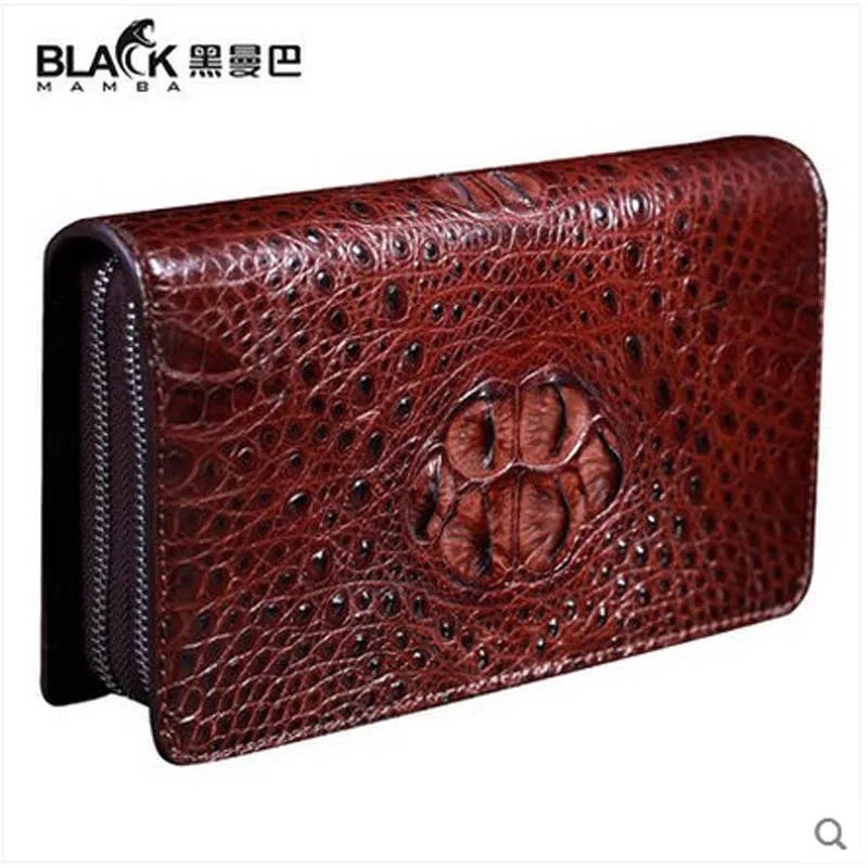 heimanba crocodile men clutch bags Man real crocodile leather Thai business men bag double zip multi-card crocodile man bag
heimanba crocodile men clutch bags Man real crocodile leather Thai business men bag double zip multi-card crocodile man bag