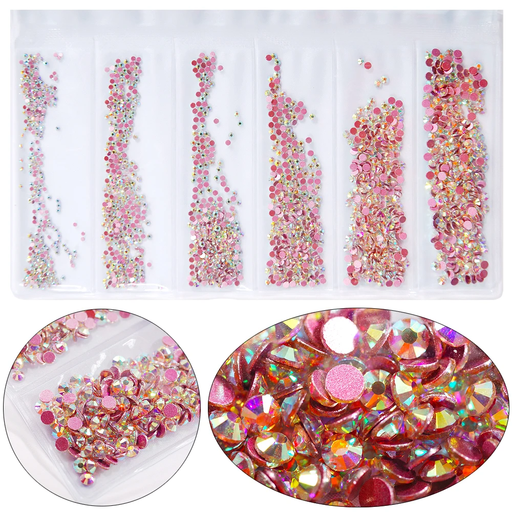 6 size Glass Glitter Rhinestone White/AB Austrian Strass Nail Art Rhinestone Charms Mixed Size Gemstone
6 size Glass Glitter Rhinestone White/AB Austrian Strass Nail Art Rhinestone Charms Mixed Size Gemstone