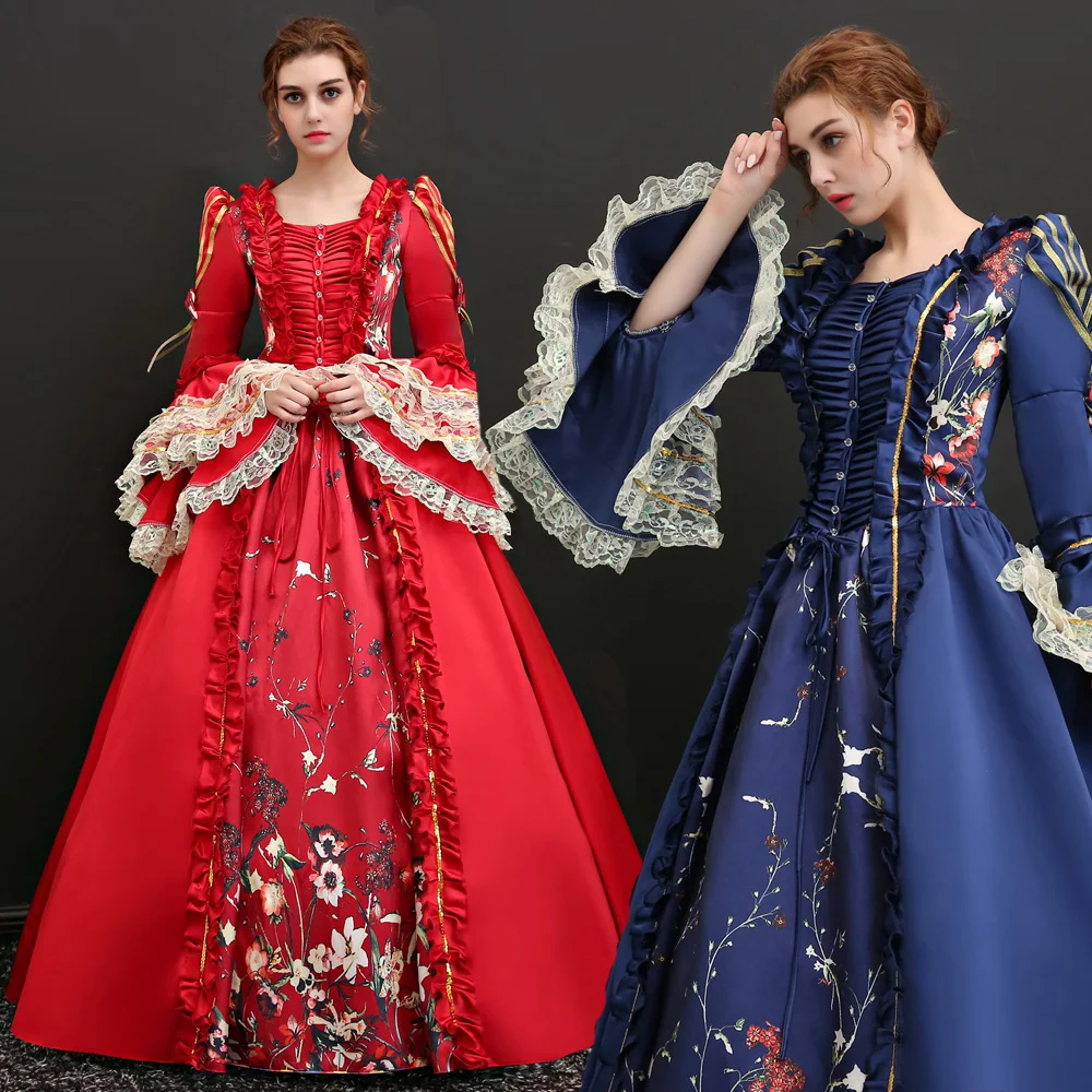 18th Century Rococo Red Royal Court Dress Retro Clothing Formal Gowns With Sweet-heart Prom Dress
18th Century Rococo Red Royal Court Dress Retro Clothing Formal Gowns With Sweet-heart Prom Dress