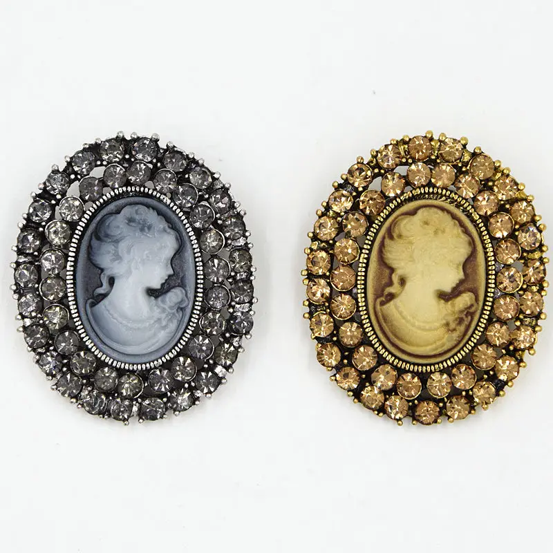 Stunning ZC Stone Zirconia Vinatge Lady Cameo Brooch Hot Selling Detailed Queen Head Pins Brooches
Stunning ZC Stone Zirconia Vinatge Lady Cameo Brooch Hot Selling Detailed Queen Head Pins Brooches