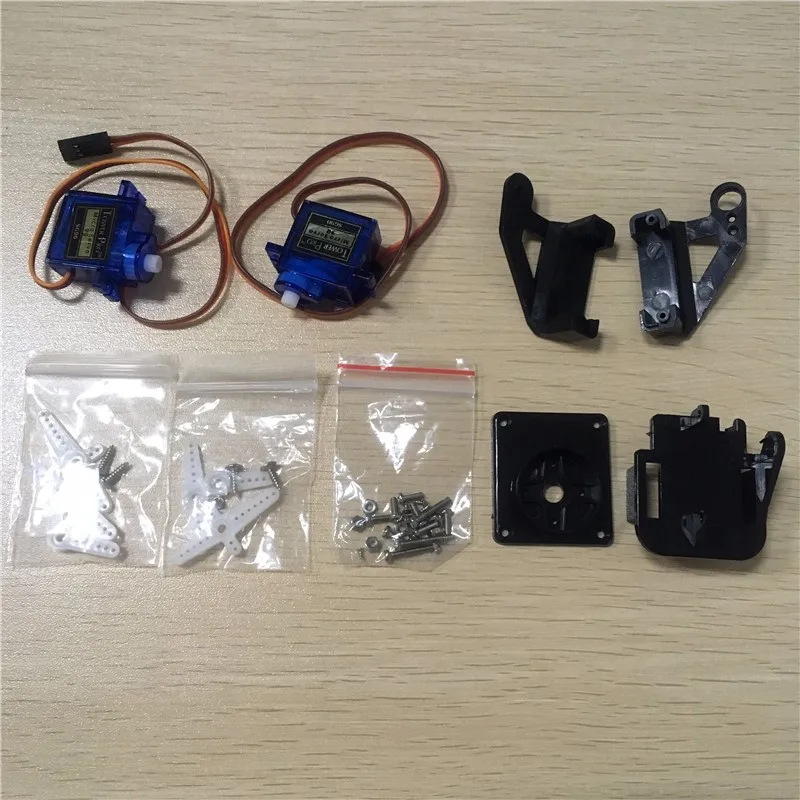 Servo Bracket PT Pan/Tilt Camera Platform Anti-Vibration Camera Mount For Aircraft FPV Dedicated Nylon PTZ For 9G SG90 MG90S
Servo Bracket PT Pan/Tilt Camera Platform Anti-Vibration Camera Mount For Aircraft FPV Dedicated Nylon PTZ For 9G SG90 MG90S