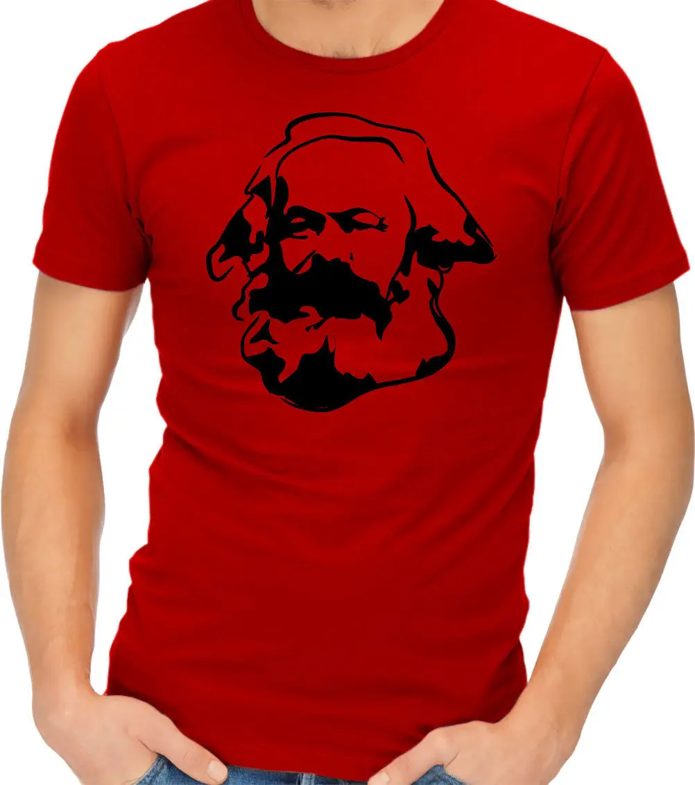 Simple Short-Sleeved Cotton T-Shirt Karl Marx Communism Socialist Socialism Marxism T-shirt Tshirt Tee O-Neck T Shirt Men
Simple Short-Sleeved Cotton T-Shirt Karl Marx Communism Socialist Socialism Marxism T-shirt Tshirt Tee O-Neck T Shirt Men