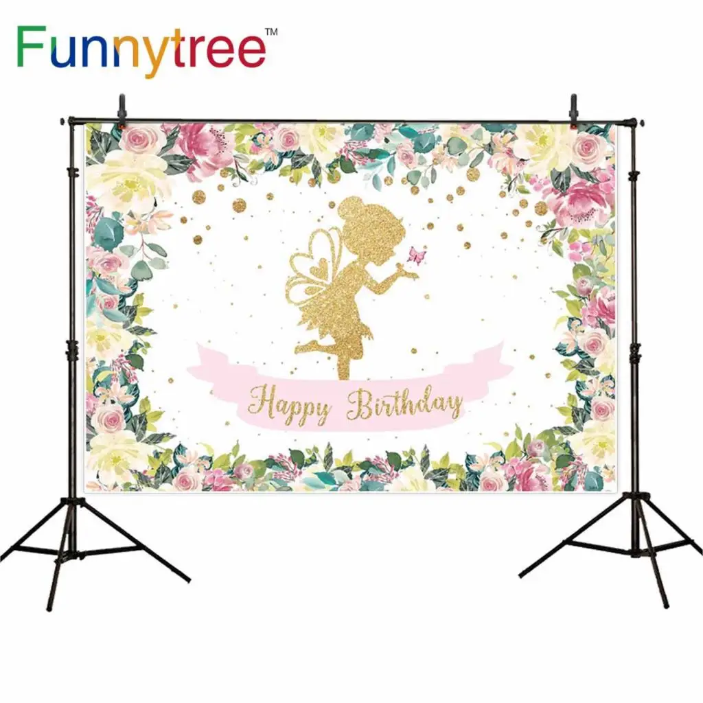 Funnytree photography backdrop fairy princess birthday party flower girl background photophone custom photo studio shoot prop
Funnytree photography backdrop fairy princess birthday party flower girl background photophone custom photo studio shoot prop