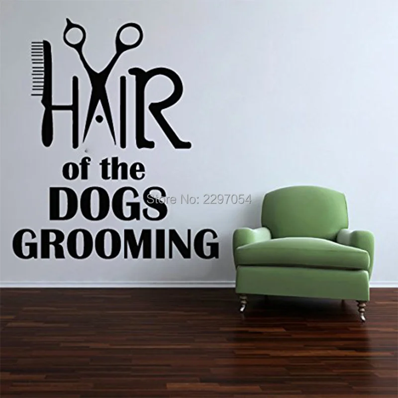 Pet Shop Vinyl Wall Decal Quote Hair Of Dog Grooming Salon Decal Comb Scissors Wall Sticker Pet Salon Grooming Salon Decoration
Pet Shop Vinyl Wall Decal Quote Hair Of Dog Grooming Salon Decal Comb Scissors Wall Sticker Pet Salon Grooming Salon Decoration
