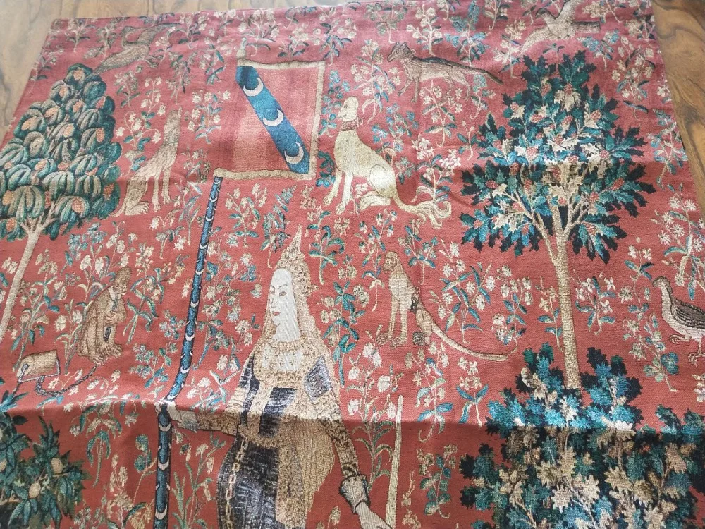 home textile decoration unicorn sense of touch Belgium medieval tapestry wall hanging 140cm x 107cm pt-67
home textile decoration unicorn sense of touch Belgium medieval tapestry wall hanging 140cm x 107cm pt-67