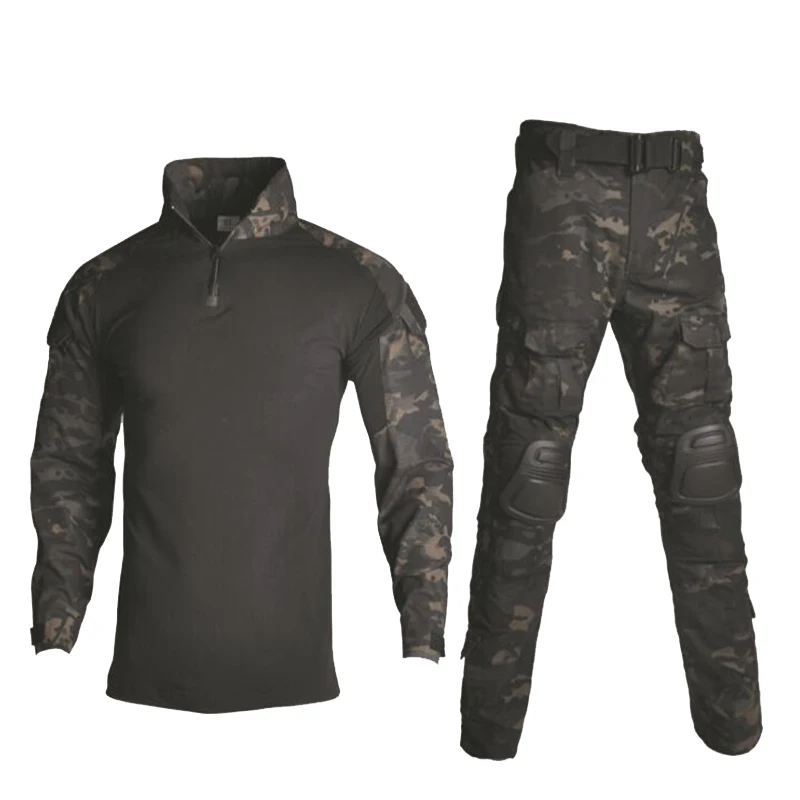 Outdoor Camouflage Tactical Ghillie Suit Camouflage Hunting Clothes Shirt + Pants Sniper Military Army Combat Uniform
Outdoor Camouflage Tactical Ghillie Suit Camouflage Hunting Clothes Shirt + Pants Sniper Military Army Combat Uniform