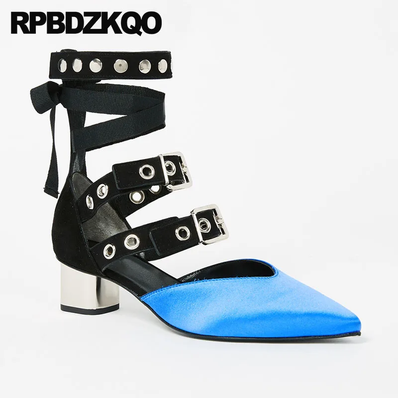 Black Satin Sandals Size 4 34 Chunky Low Heels Summer Shoes Patent Leather Gladiator Belts Pointed Toe Fashion Metal Strappy
Black Satin Sandals Size 4 34 Chunky Low Heels Summer Shoes Patent Leather Gladiator Belts Pointed Toe Fashion Metal Strappy