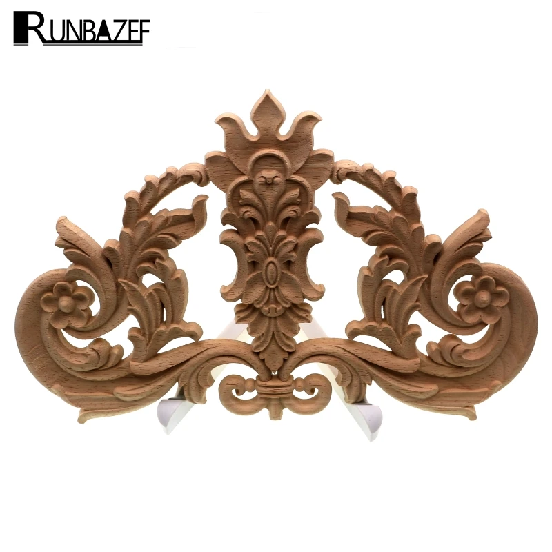 RUNBAZEF Creative Wood European Solid Floral Pattern Patch Furniture Door Flower Background Wall Cupboard Decoration Carving
RUNBAZEF Creative Wood European Solid Floral Pattern Patch Furniture Door Flower Background Wall Cupboard Decoration Carving