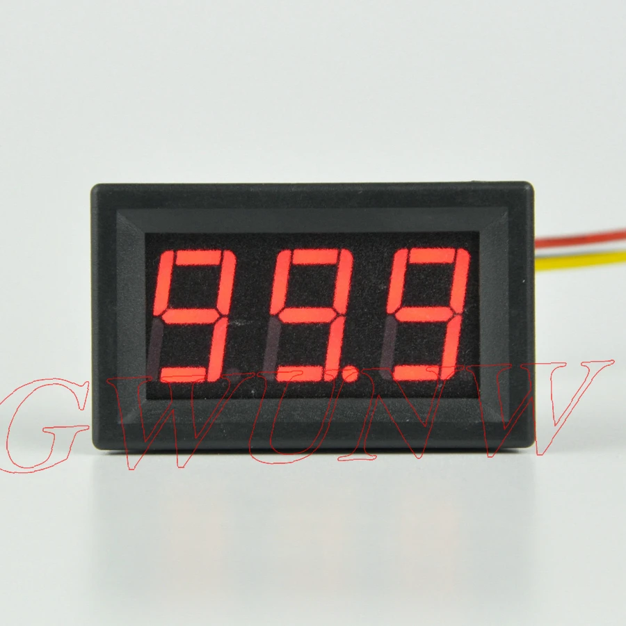 GWUNW BY356V DC 0-99.9(100)V 3 bit digital voltmeter Panel Meter Voltage Tester Meter
GWUNW BY356V DC 0-99.9(100)V 3 bit digital voltmeter Panel Meter Voltage Tester Meter