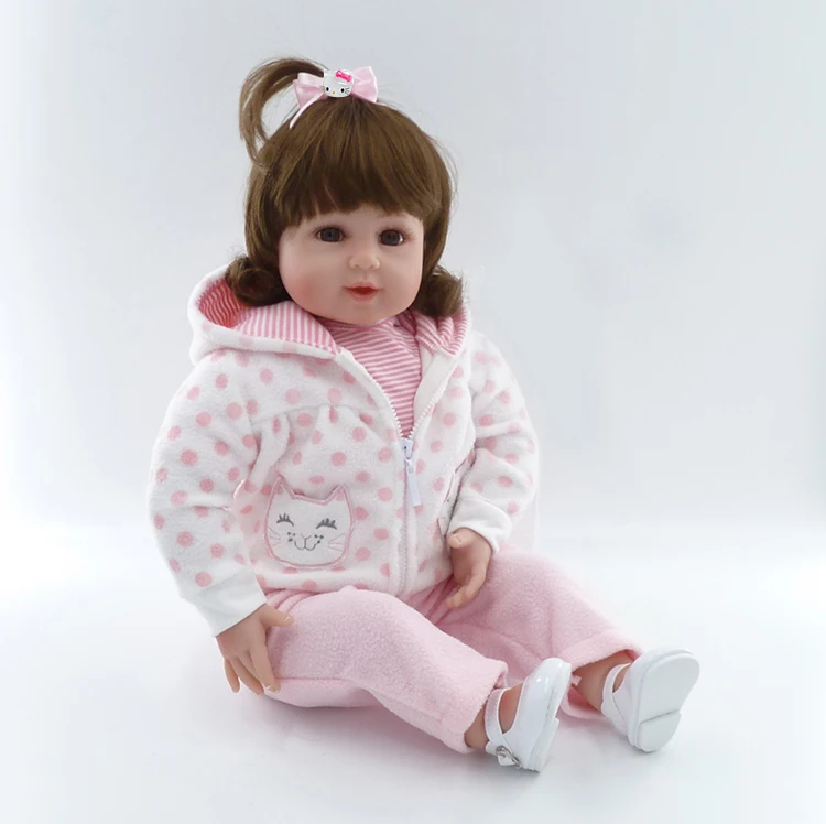 50cm Silicone Reborn Baby Doll Toys Like Real bebe Princess reborn Toddler girl Dolls Bonecas Birthday Gift Play House toy
50cm Silicone Reborn Baby Doll Toys Like Real bebe Princess reborn Toddler girl Dolls Bonecas Birthday Gift Play House toy