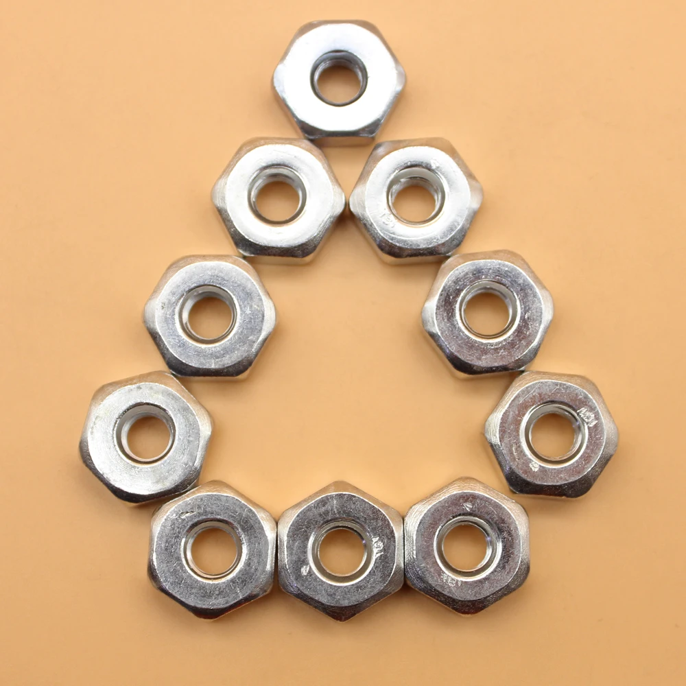 10Pcs/lot M8 Heaxgon Bar Nut For STIHL MS170 MS180 017 018 MS191 MS210 MS250 021 023 025 Chainsaw Parts
10Pcs/lot M8 Heaxgon Bar Nut For STIHL MS170 MS180 017 018 MS191 MS210 MS250 021 023 025 Chainsaw Parts