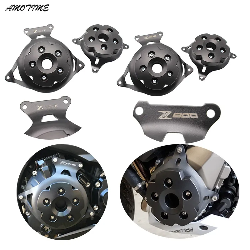 Крышка статора двигателя мотоцикла защита боковая для Kawasaki Z750 Z800 2013 2017 Z 750 800 13