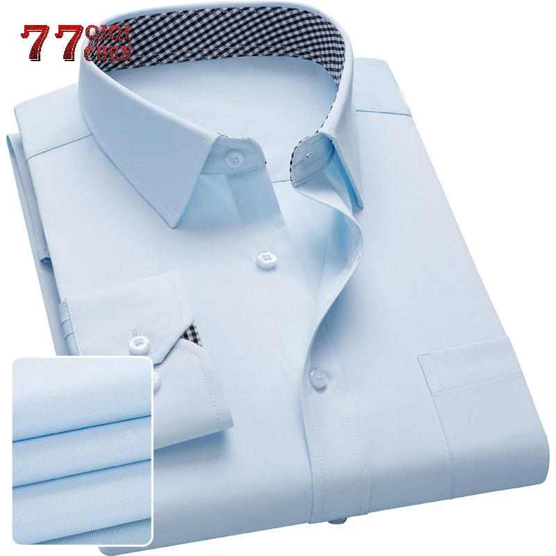 Brand Men Dress Shirt 2021 Long Sleeve Casual Slim Fit Man Shirts High Quality Solid Business Shirt Male Chemise homme
Brand Men Dress Shirt 2021 Long Sleeve Casual Slim Fit Man Shirts High Quality Solid Business Shirt Male Chemise homme