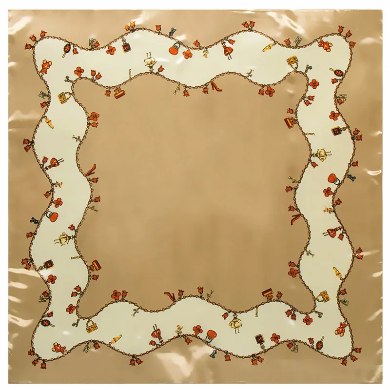 90cm Chain Pendant Print Square Scarf 2021 New Fashion Women Silk Scarf Luxury Brand Scarves Wraps Foulard Hijab Shawl
90cm Chain Pendant Print Square Scarf 2021 New Fashion Women Silk Scarf Luxury Brand Scarves Wraps Foulard Hijab Shawl