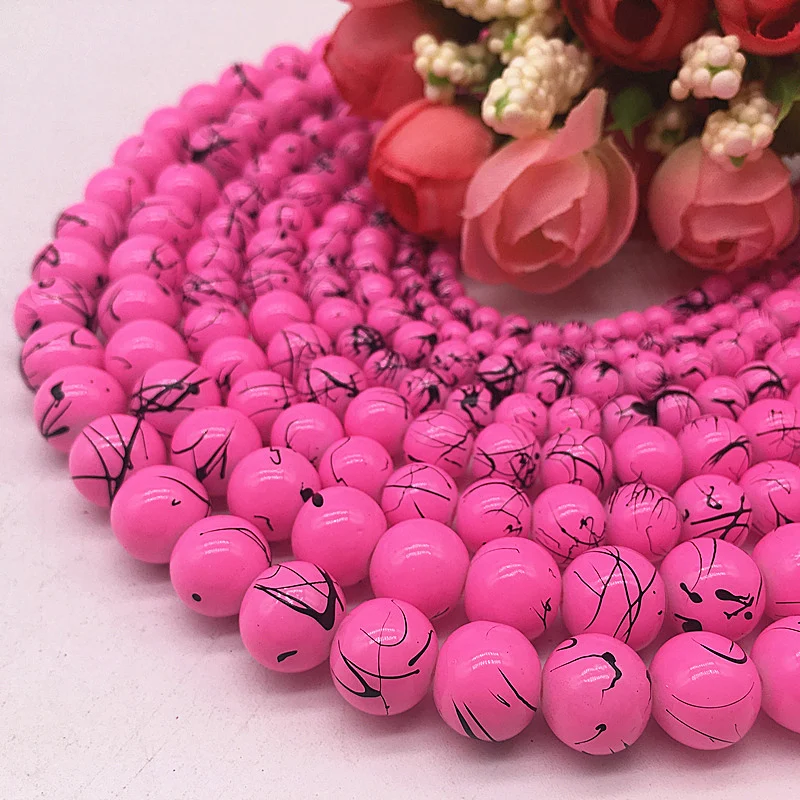 Wholesale 4/6/8/10mm Czech Glass Beads Loose Spacer Beads Painted Charm For Jewellery Making DIY Bracelet&Necklace #11
Wholesale 4/6/8/10mm Czech Glass Beads Loose Spacer Beads Painted Charm For Jewellery Making DIY Bracelet&Necklace #11