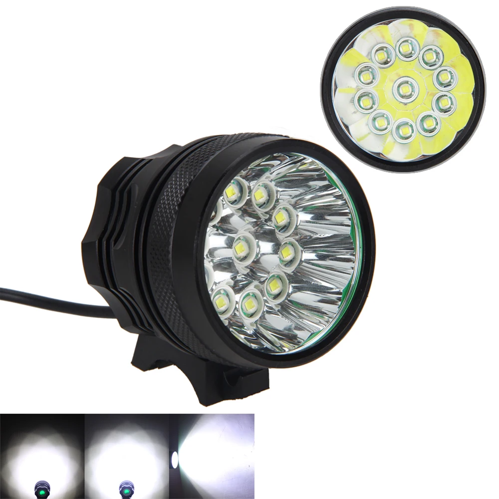 12000LM 11x T6 LED 3 Modes Bicycle Lamp Bike Light Headlight Cycling Torch only Lamp NO Battery
12000LM 11x T6 LED 3 Modes Bicycle Lamp Bike Light Headlight Cycling Torch only Lamp NO Battery