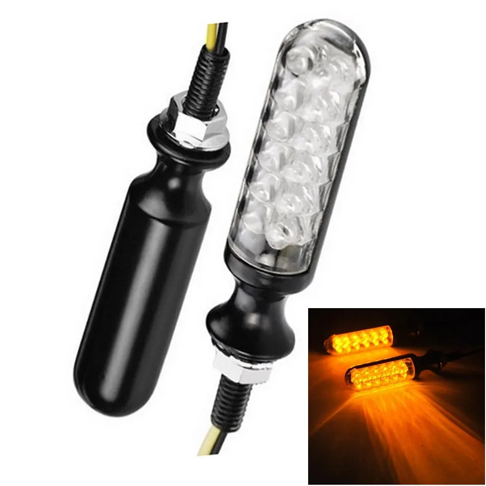 EE support Motorcycle Lights Turn Signals Aluminum Black Shell ATV scooter Moto Led light Yellow DC12V Universal Parts
EE support Motorcycle Lights Turn Signals Aluminum Black Shell ATV scooter Moto Led light Yellow DC12V Universal Parts