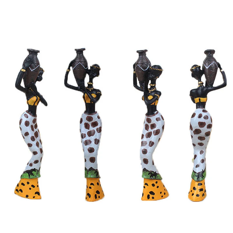 3Pcs/Set Creative African Style Dolls Resin Exotic Woman Art Miniature Figurines Home Furnishing Decoration Wedding Gift
3Pcs/Set Creative African Style Dolls Resin Exotic Woman Art Miniature Figurines Home Furnishing Decoration Wedding Gift