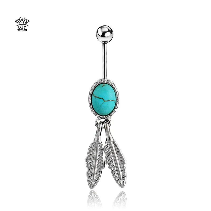 Trendy Piercing Jewelry Female Body Jewelry Accessories Vintage Navel Belly Button Ring - Color Green
Trendy Piercing Jewelry Female Body Jewelry Accessories Vintage Navel Belly Button Ring - Color Green