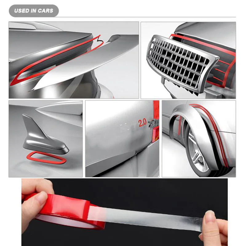 Двухсторонняя Монтажная лента акриловая водонепроницаемая для Fiat Grande Punto mazda 3 skoda